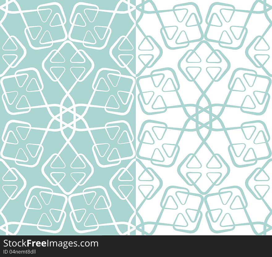 Snowflake seamless texture. eps 8. Geometric and organic shape