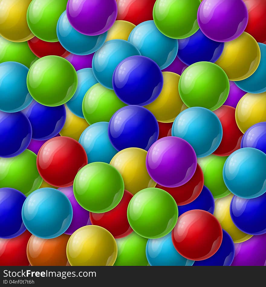 Abstract background with colorful glossy balls texture. Abstract background with colorful glossy balls texture.