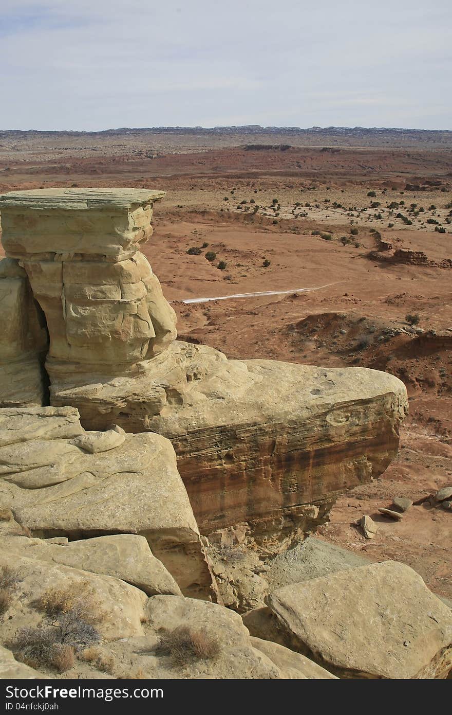 Rock In Utah Desert