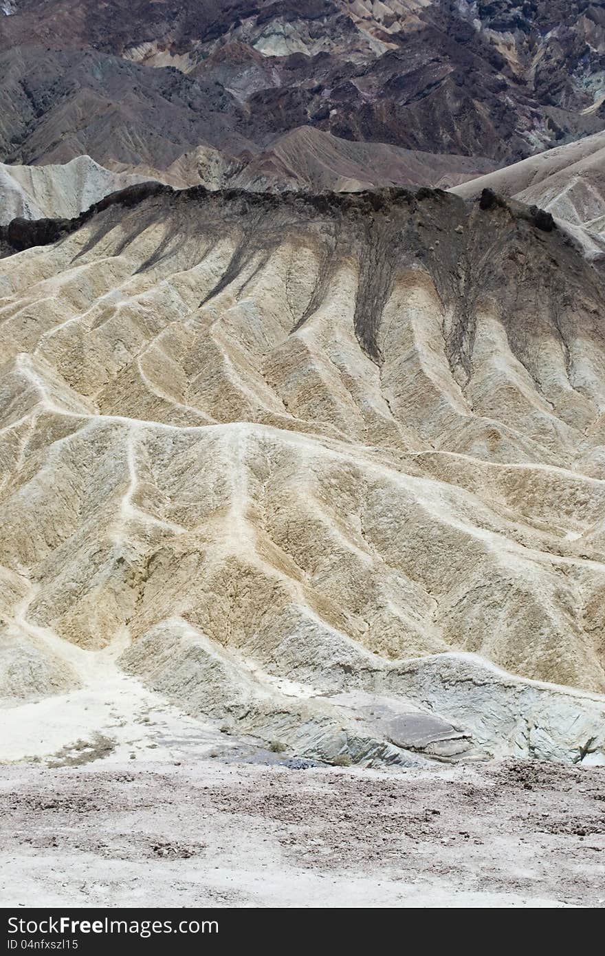 Death valley national park,california,USA-august 3,2012:view of the valley.