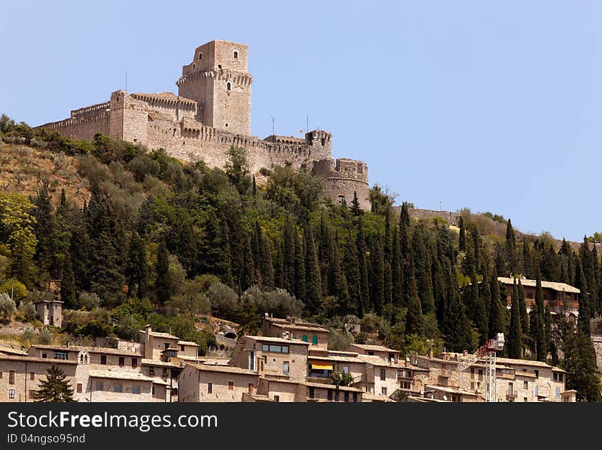 The imperial fortress Rocca Maggiore