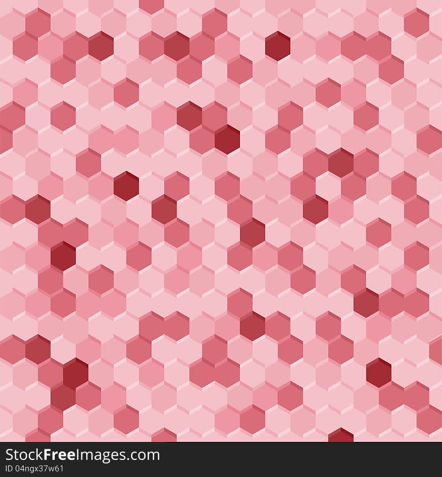 Pink retro background in vector