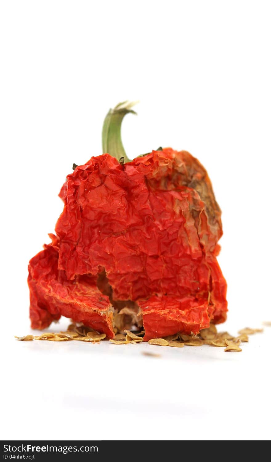 Pic of red hot dried pepper