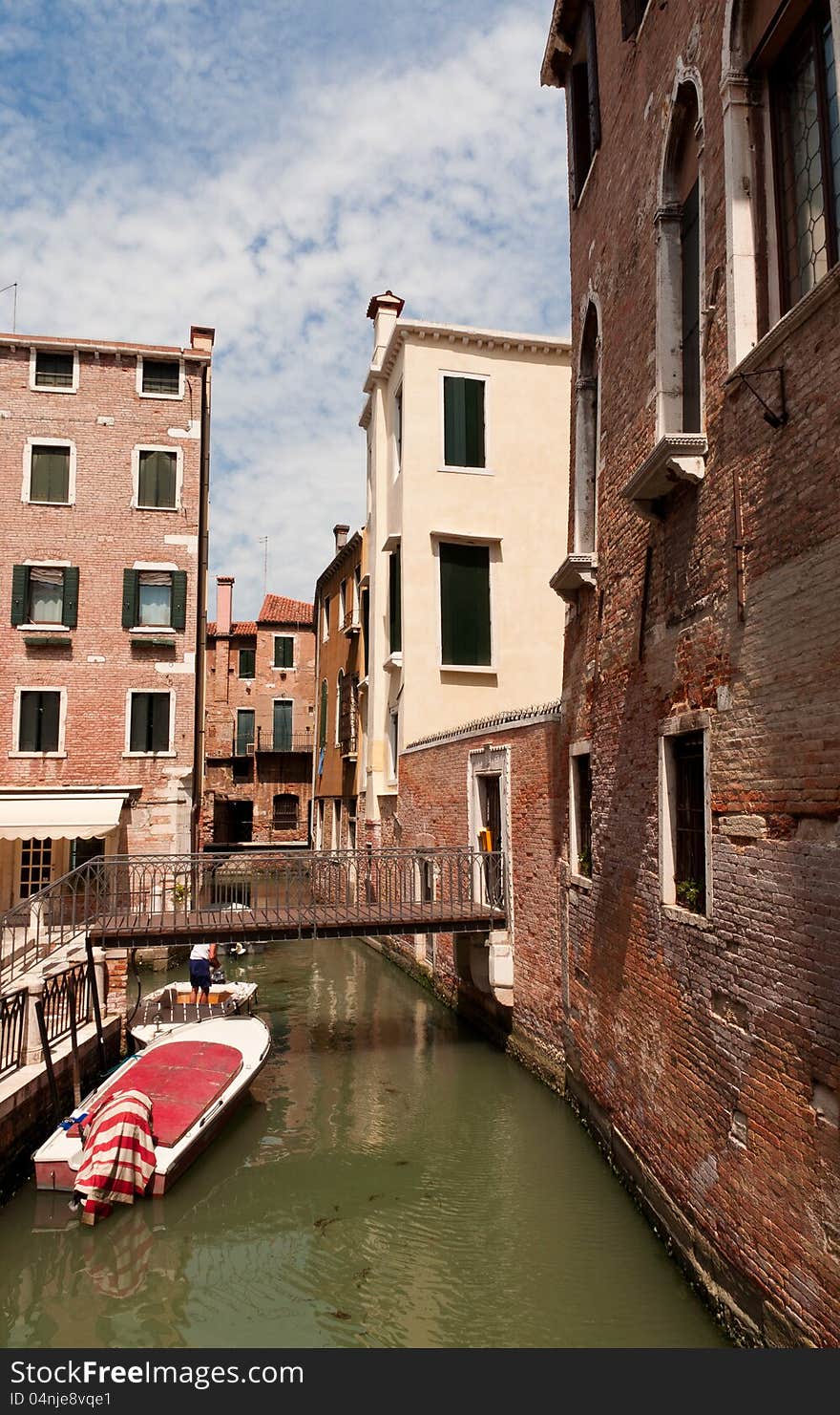 Narrow Street In Venice