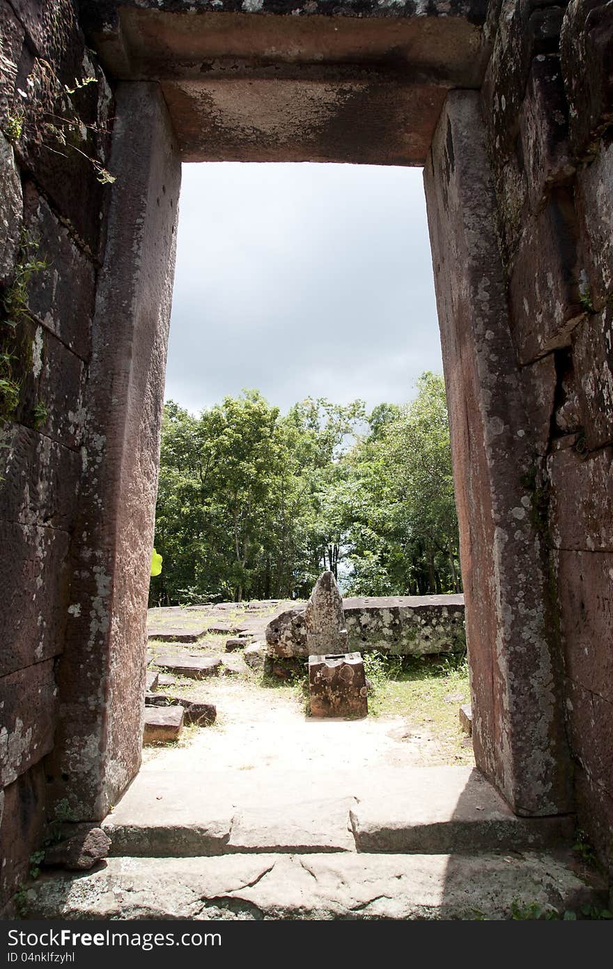 Khmer art  Wat Phra That Phu Phek. Khmer art  Wat Phra That Phu Phek