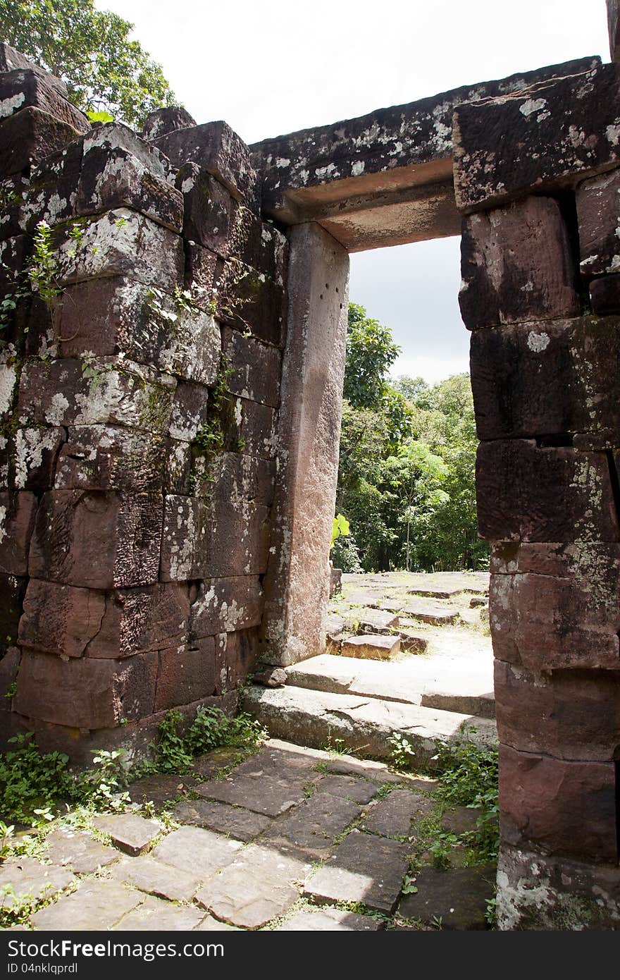 Khmer art Wat Phra That Phu Phek. Khmer art Wat Phra That Phu Phek