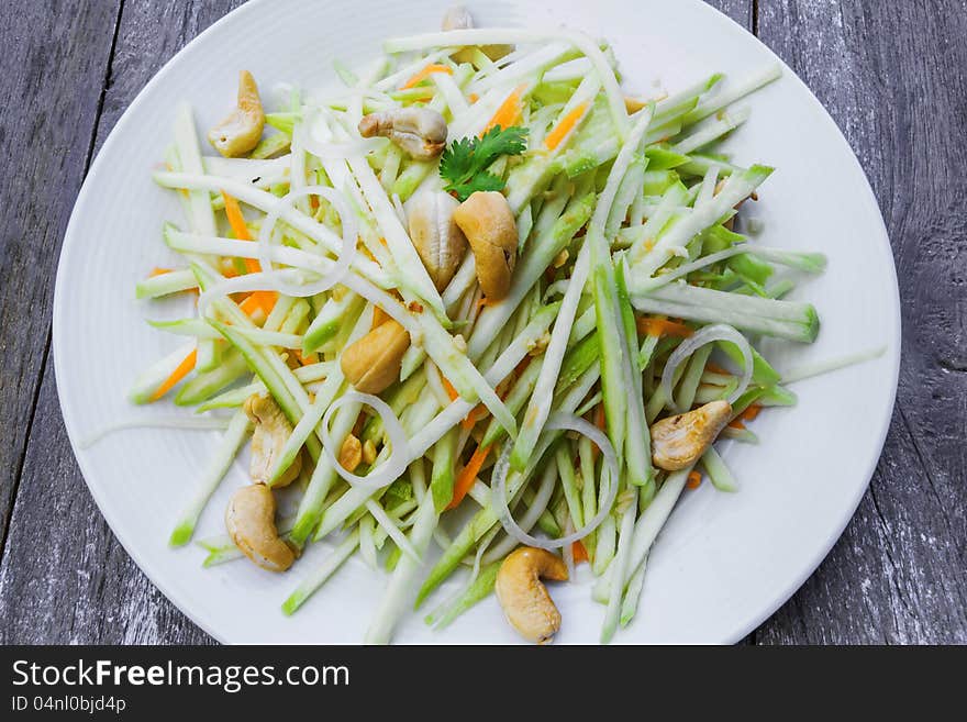 Green mango salad