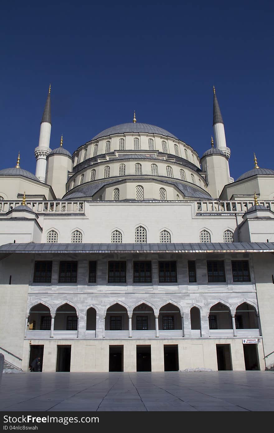 Kocatepe Mosque in Ankara, the capital city of Turkey