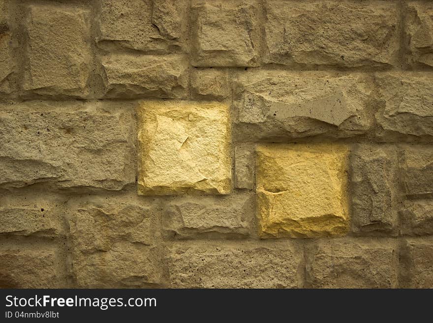 Old stone wall can use like textured background. Old stone wall can use like textured background