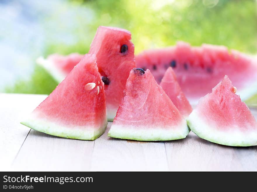 Fresh Watermelon, Tasty Dessert