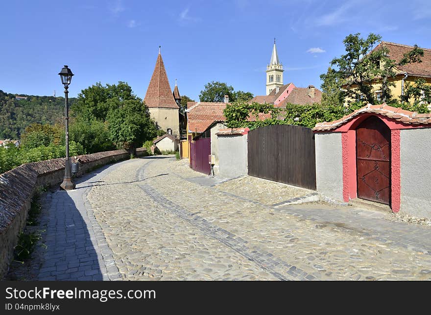 Sighisoara Tower Street