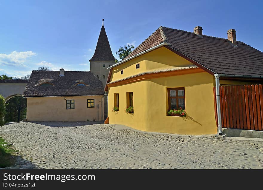 Sighisoara Yellow Art