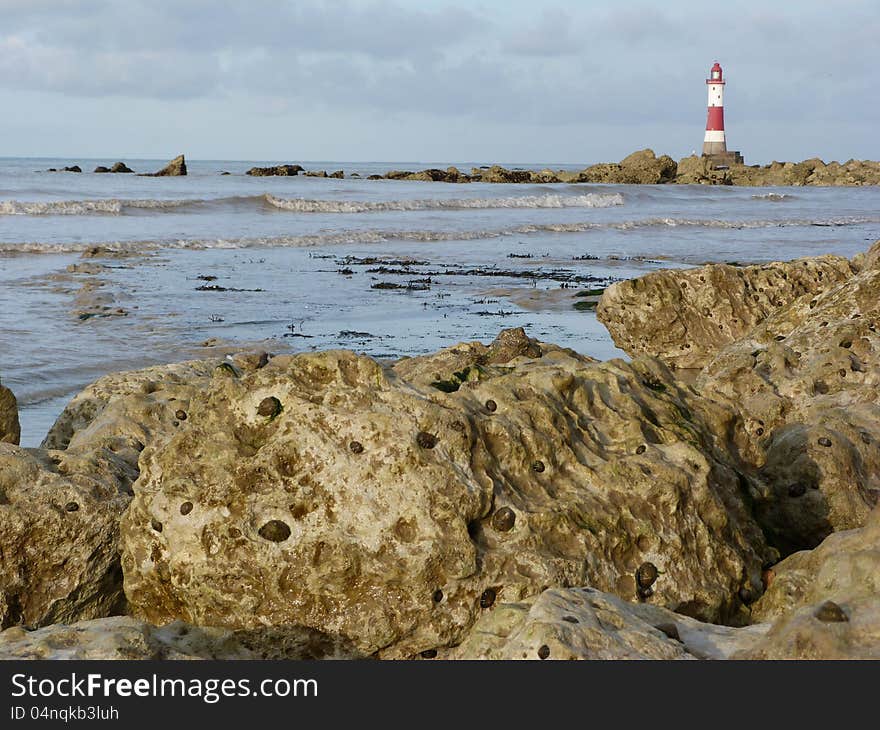 Beachy Head Light House Near Eastbourne