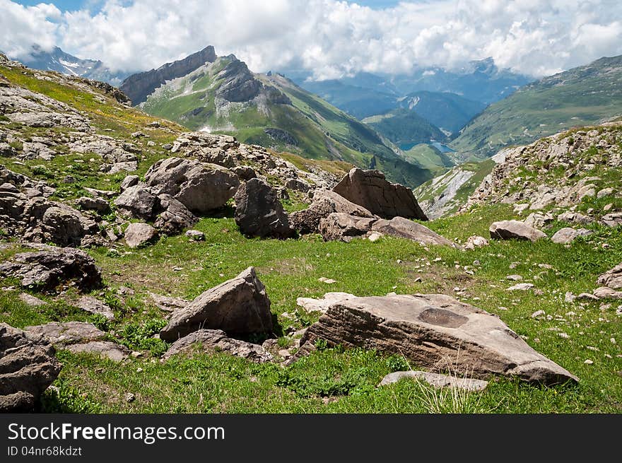 Alps, France &x28;by Col du Bonhomme&x29