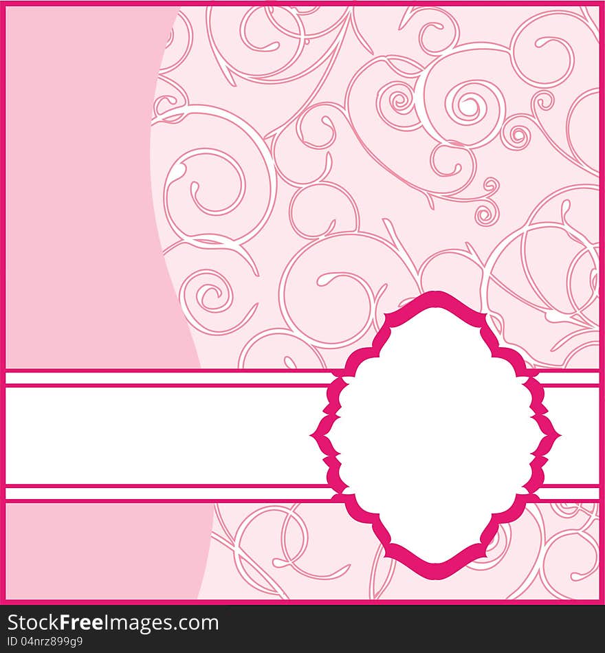 Pink Frame Background