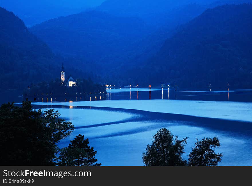 Lake At Evening