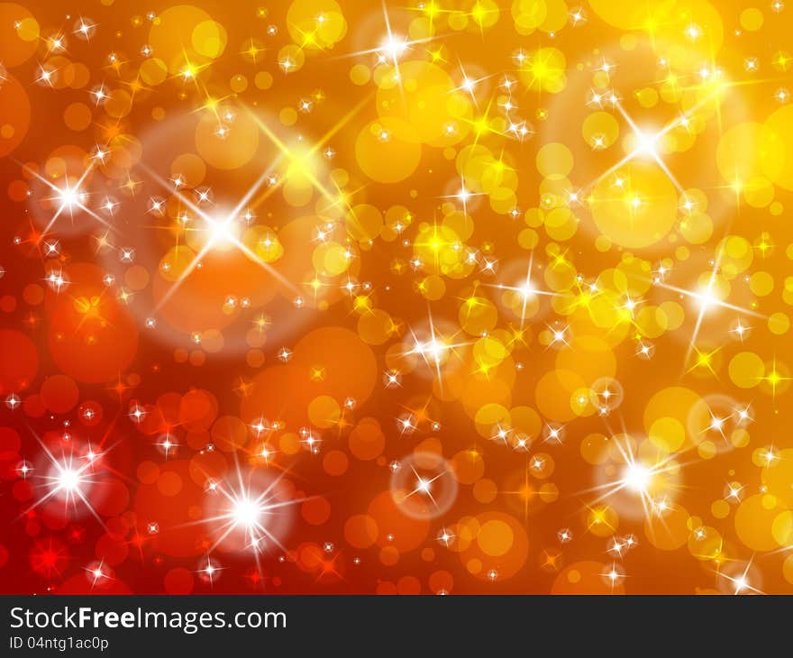 Background with many stars and circles. Background with many stars and circles