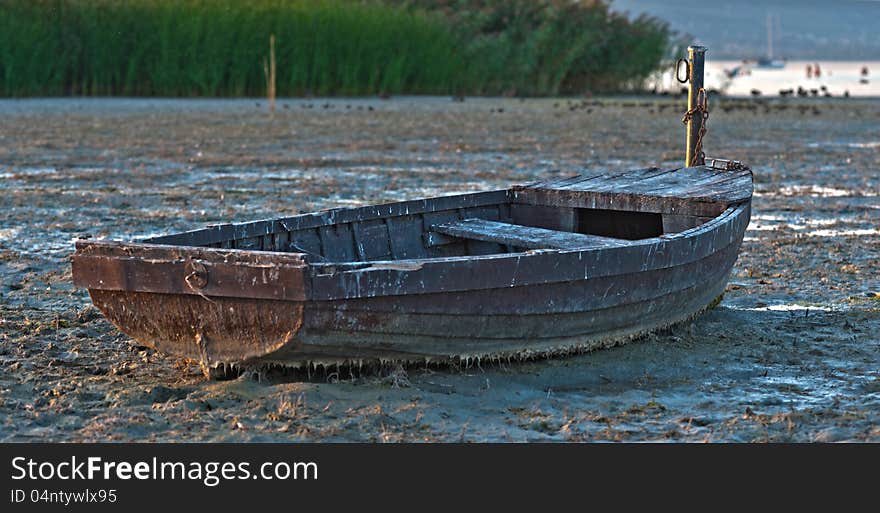 Draught on the lake Balaton