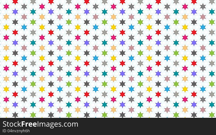 Background texture with color stars and empty stars. Background texture with color stars and empty stars