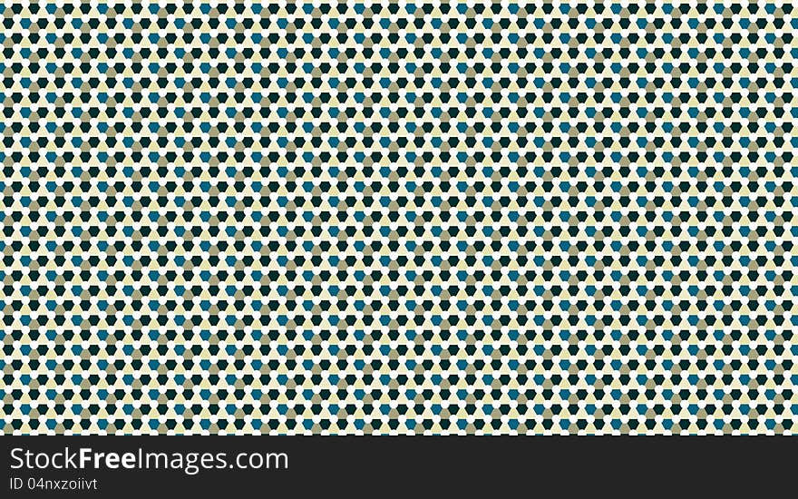 Dark Shades Background With Circles And Triangles