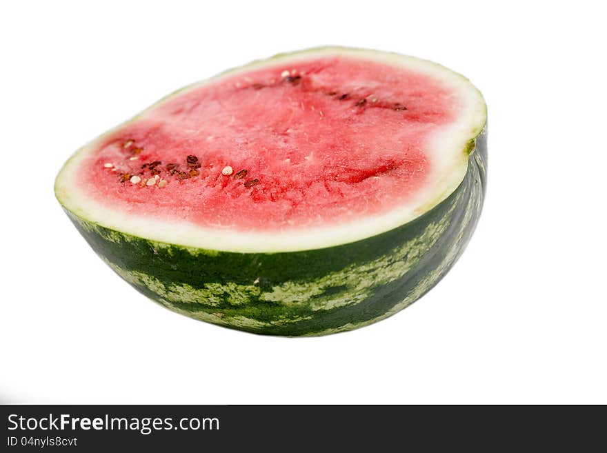 Part of watermelon isolated