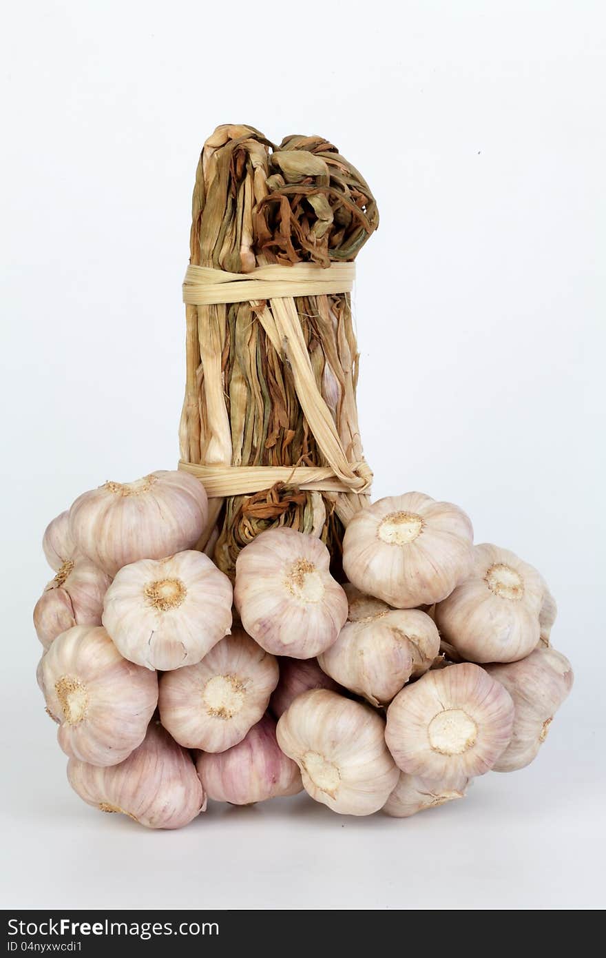 Bunch of garlic sale in Market