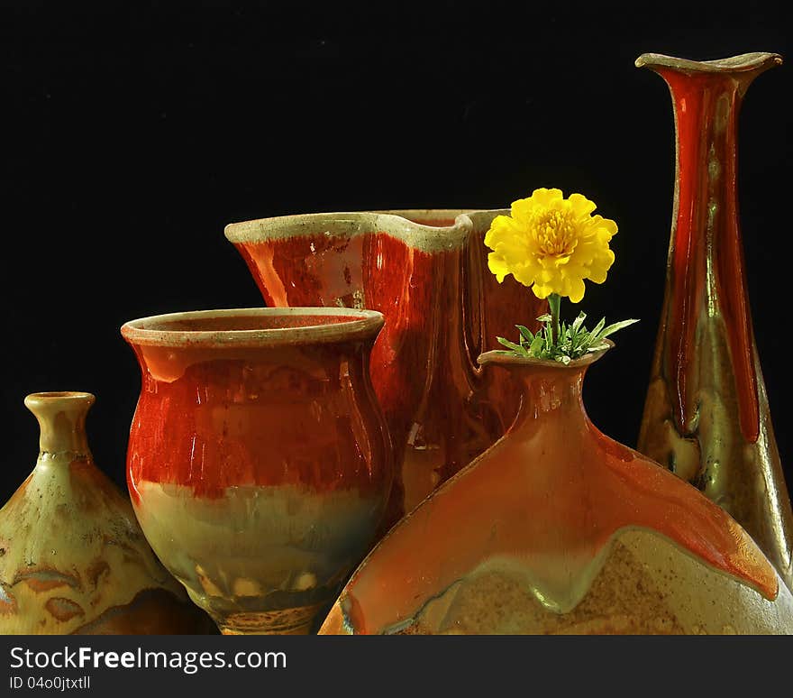 Pottery & Marigold