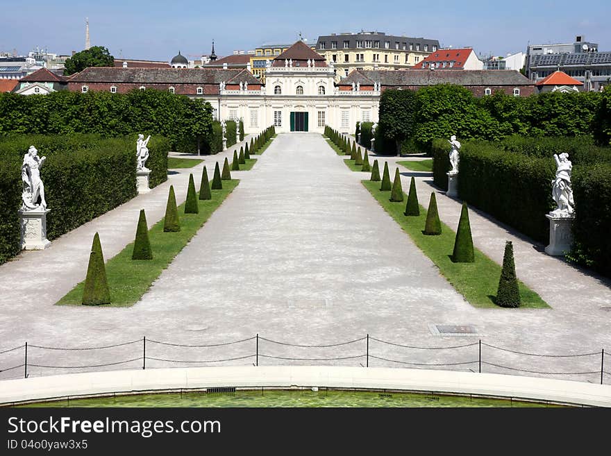 The Lower Belvedere, Vienna, Austria