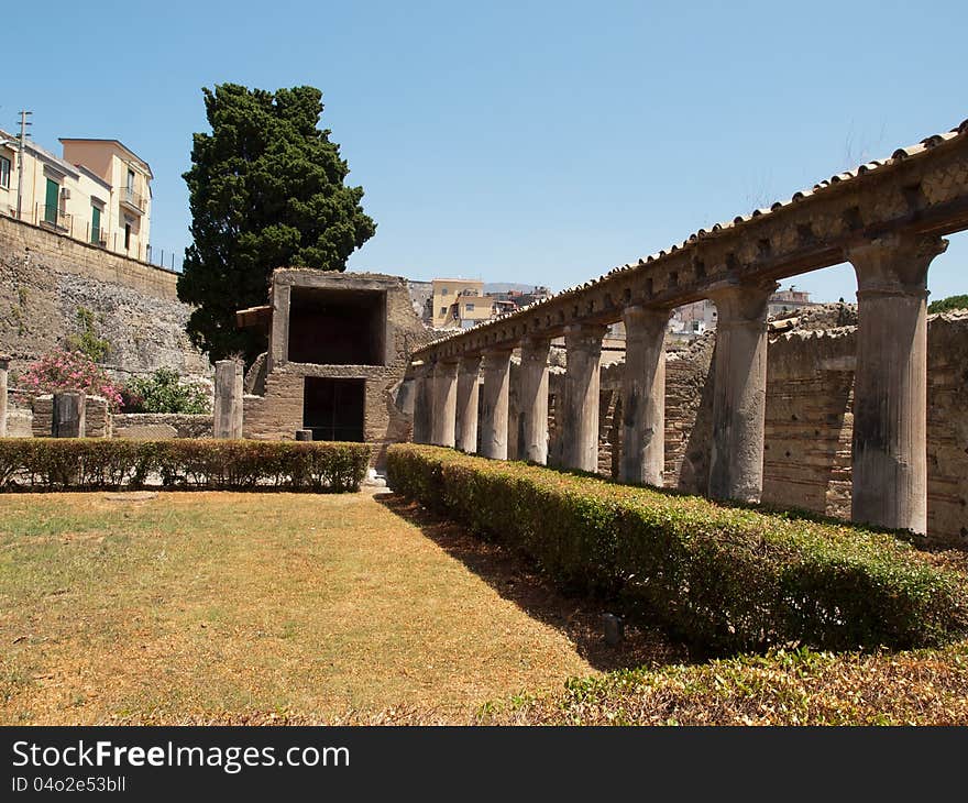 Ercolano buried town in Italy. Ercolano buried town in Italy