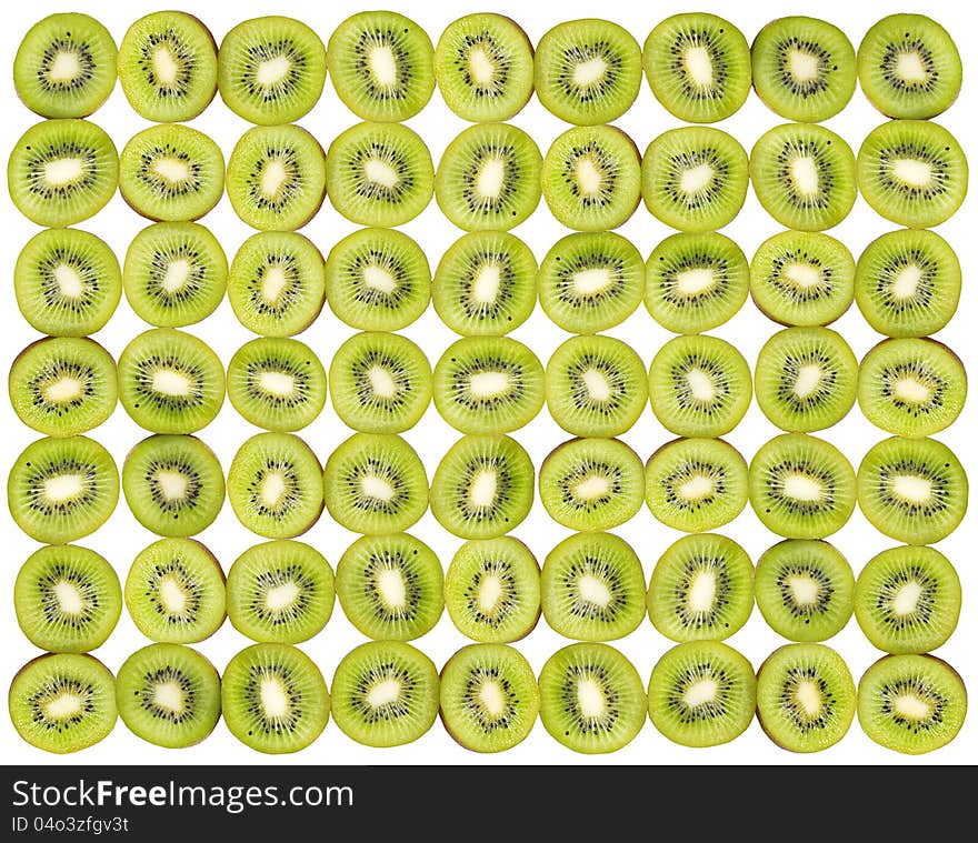 Background  made of kiwi