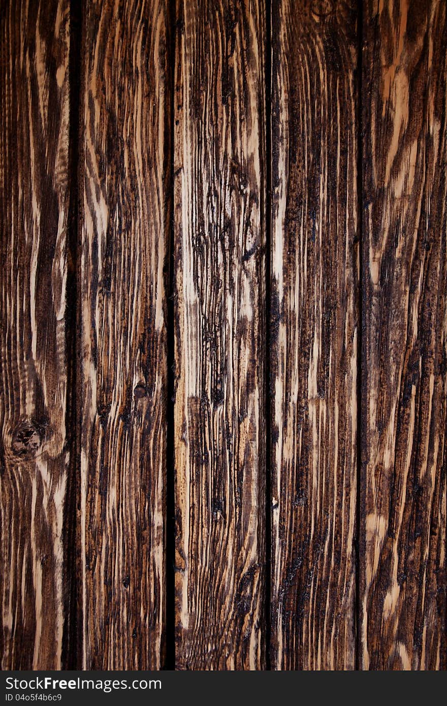 Natural distressed wood.