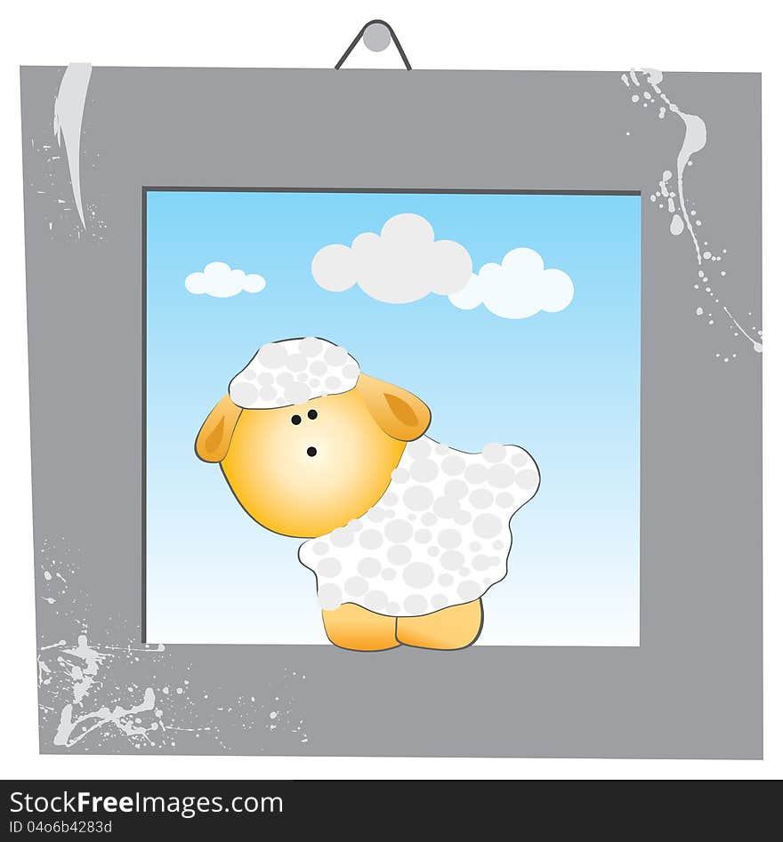 The White Sheep In The Gray Frame