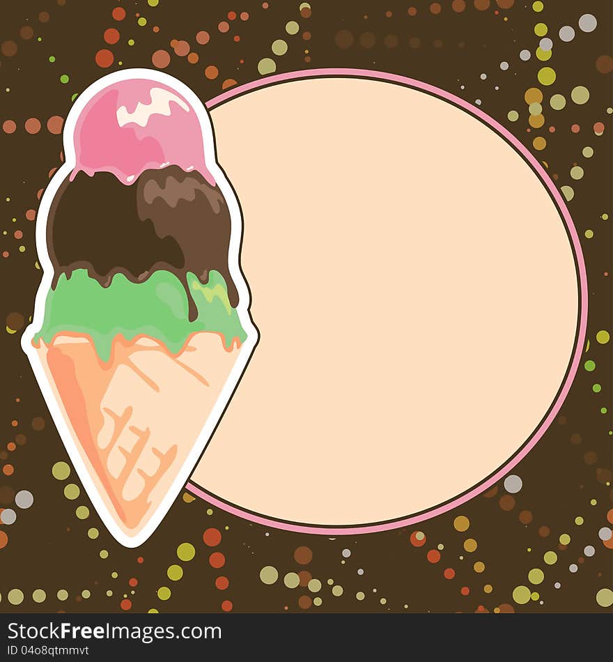 Seamless background may use as cafe menu , ice cream party background. Seamless background may use as cafe menu , ice cream party background