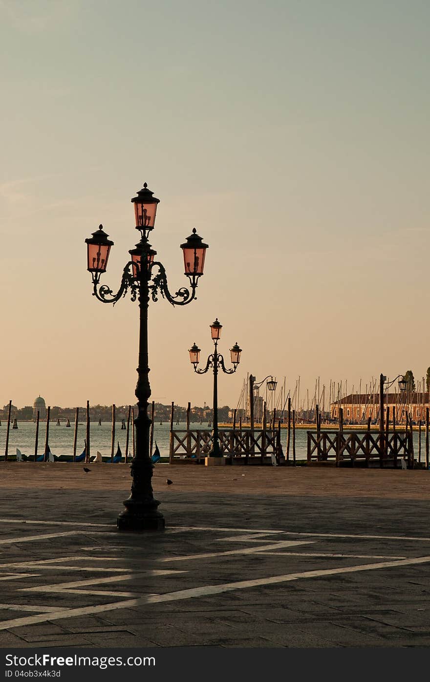 Morning scene from Venice