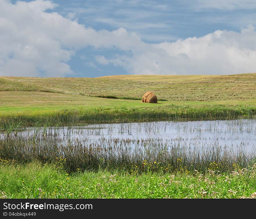 Marsh in the mid-west prairies