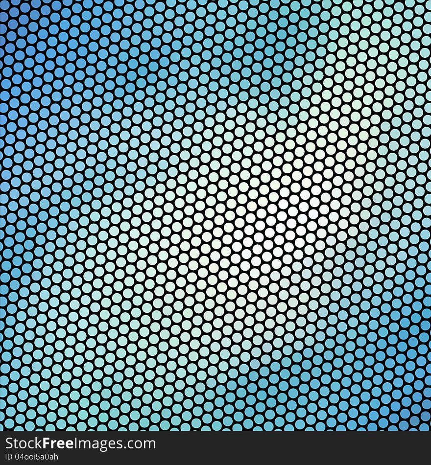 Blue circle mosaic background in vector. Blue circle mosaic background in vector