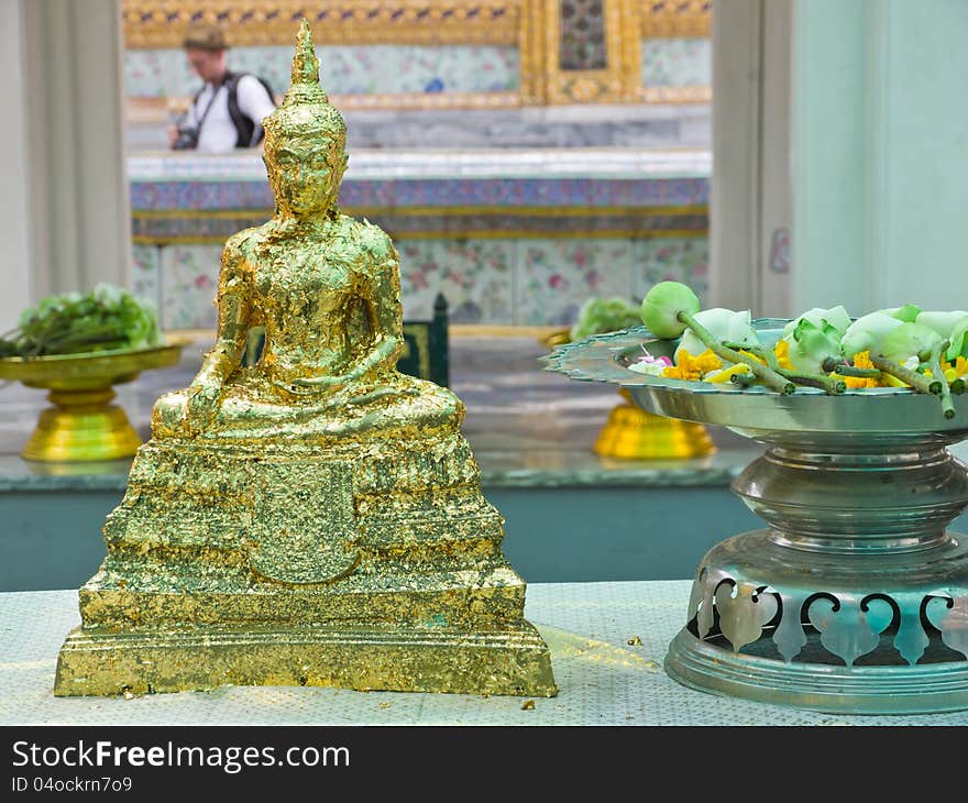 Buddha statue in Royal Thai temple