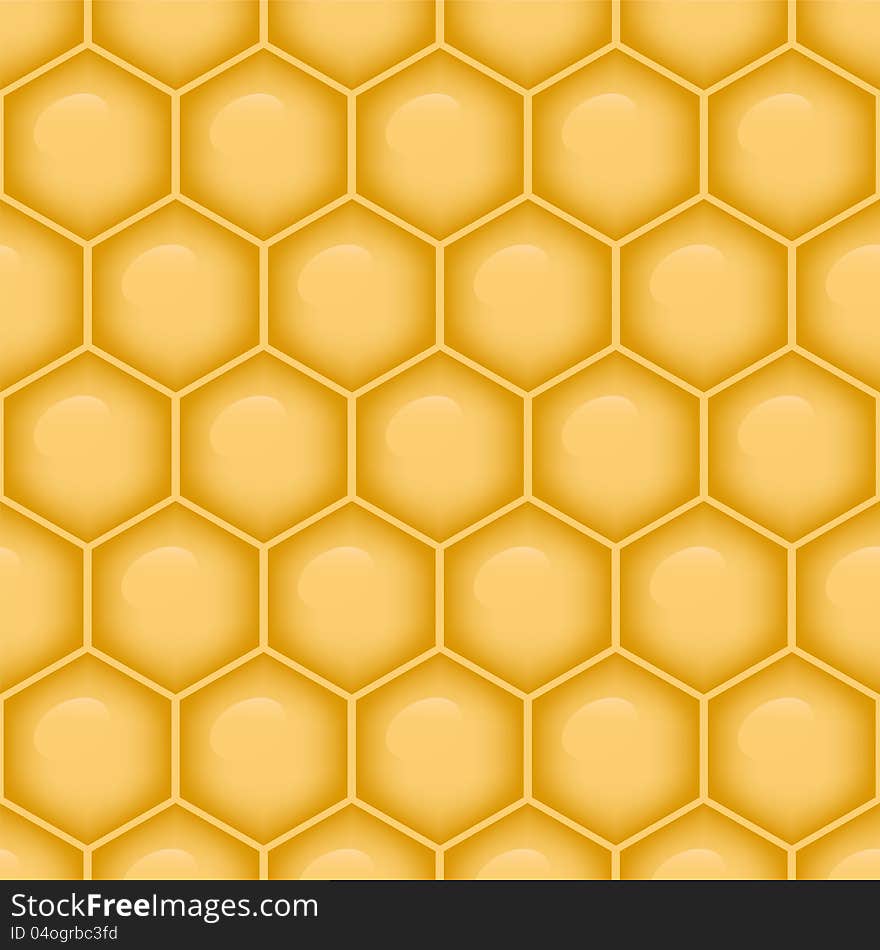 Seamless Structure Of Honeycomb.