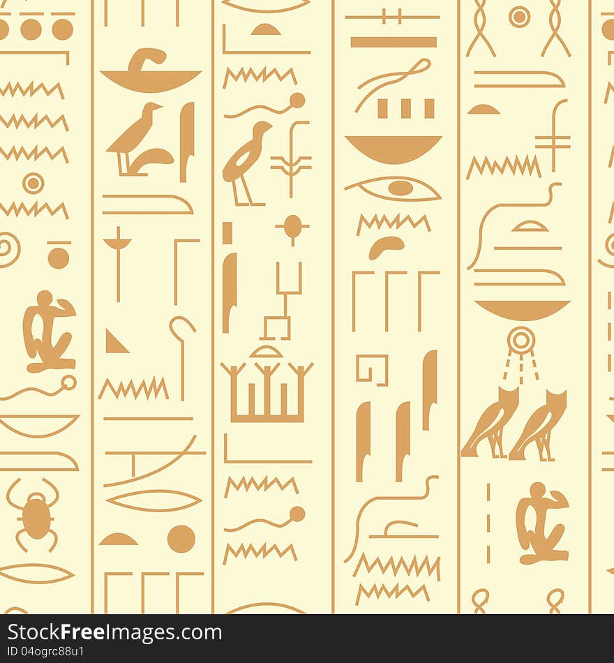 Seamless  Hieroglyph