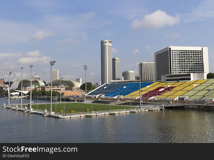 Floating Soccer Field Singapore