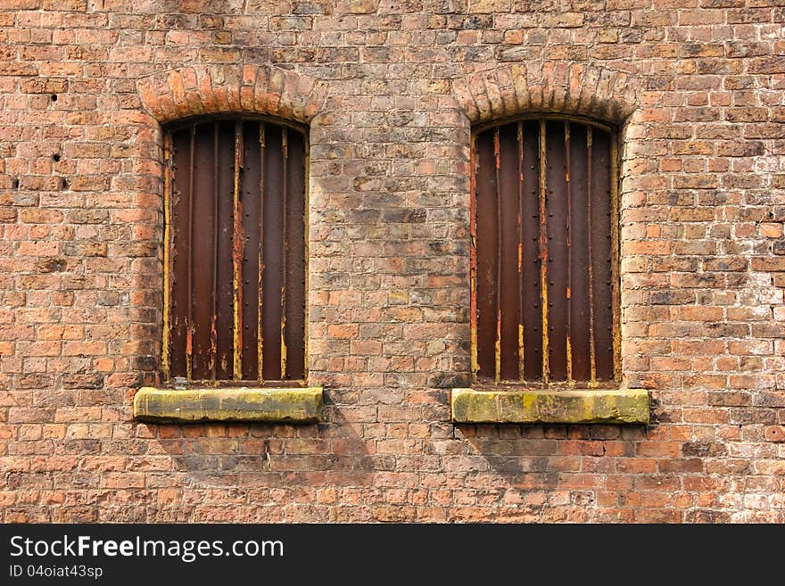 Twin windows in storehouse