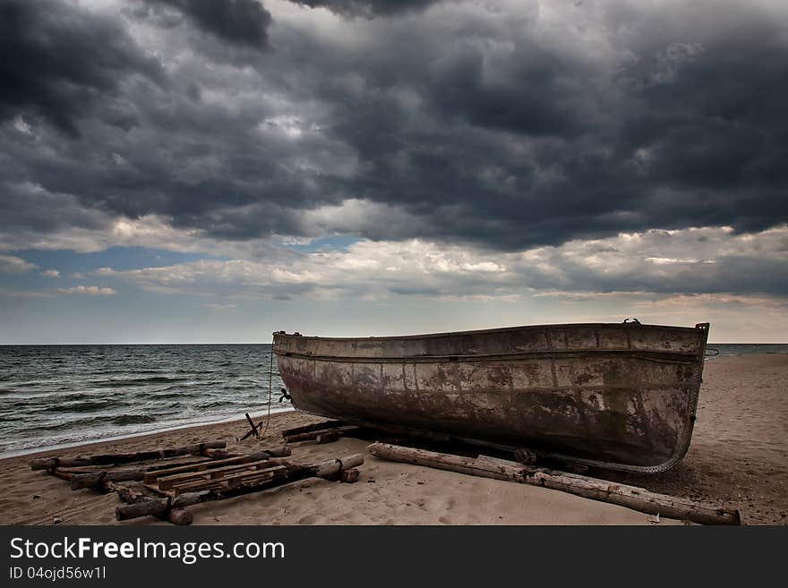 Boat on the beach