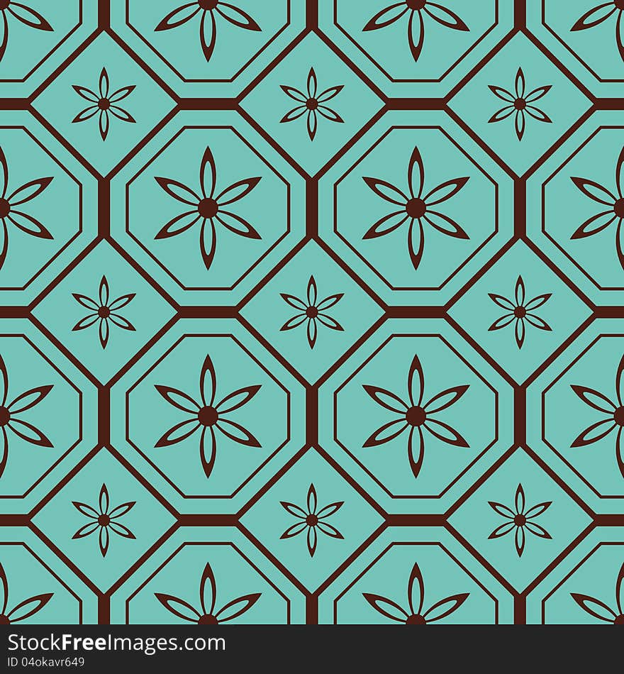 An abstract seamless vector pattern. An abstract seamless vector pattern