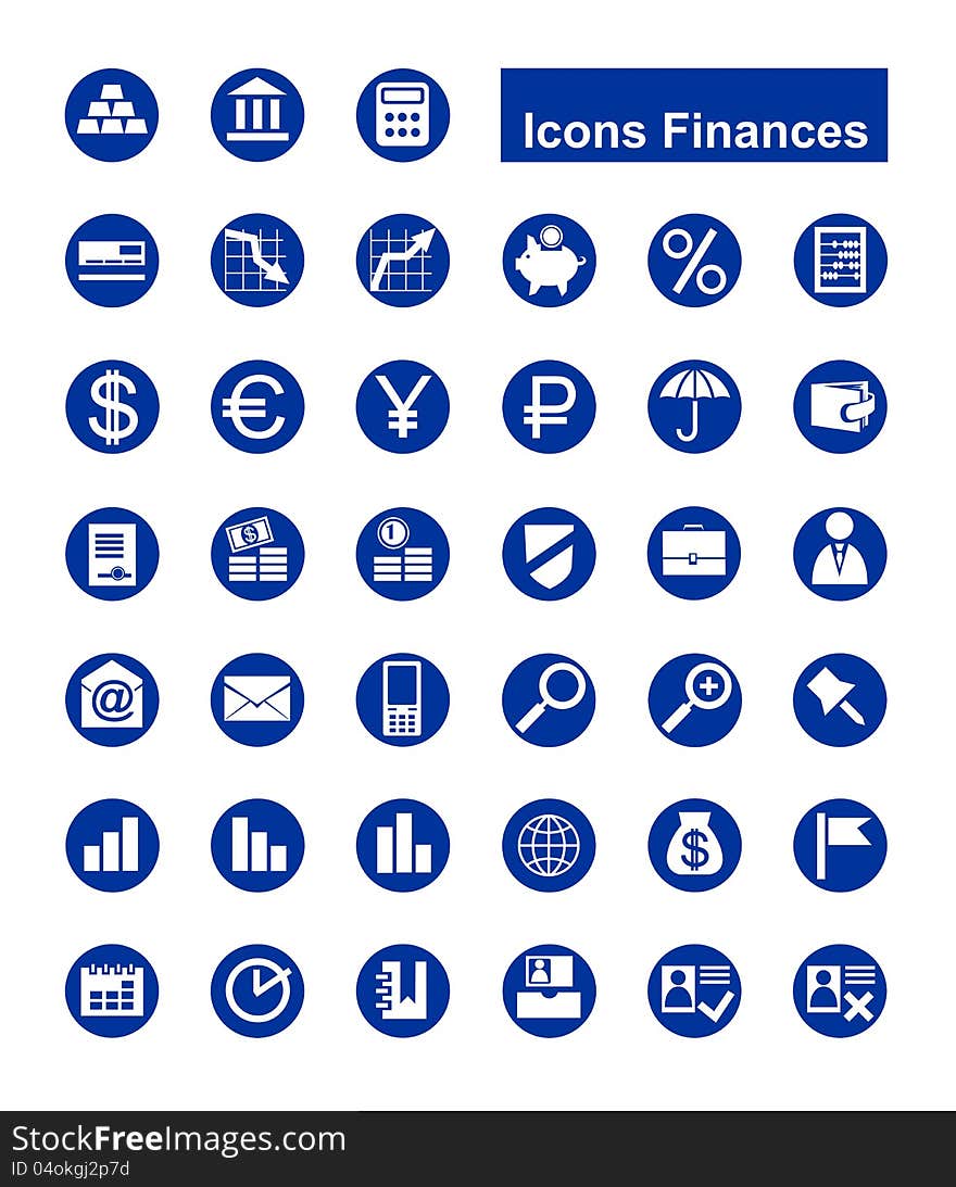 Finances icons