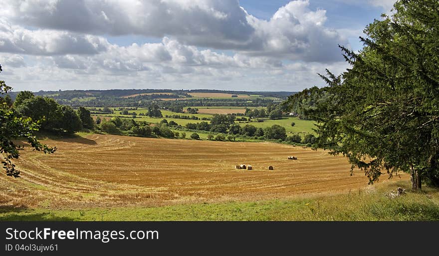 An English Rural Landscape in the Chiltern Hills