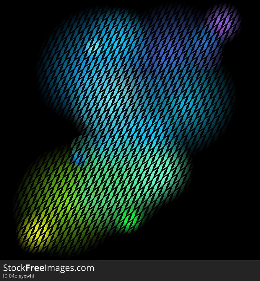 Black multicolor background