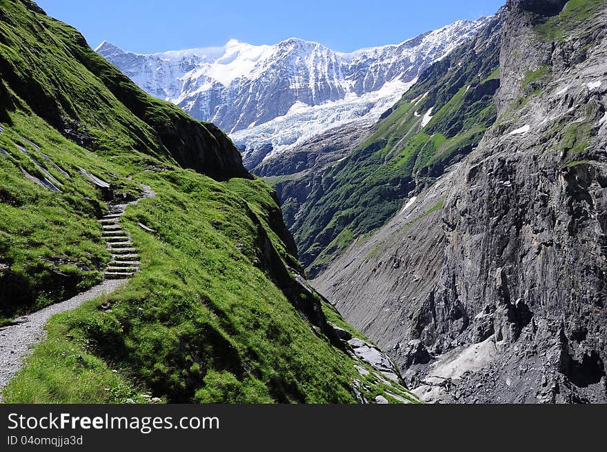 Path to glacier.