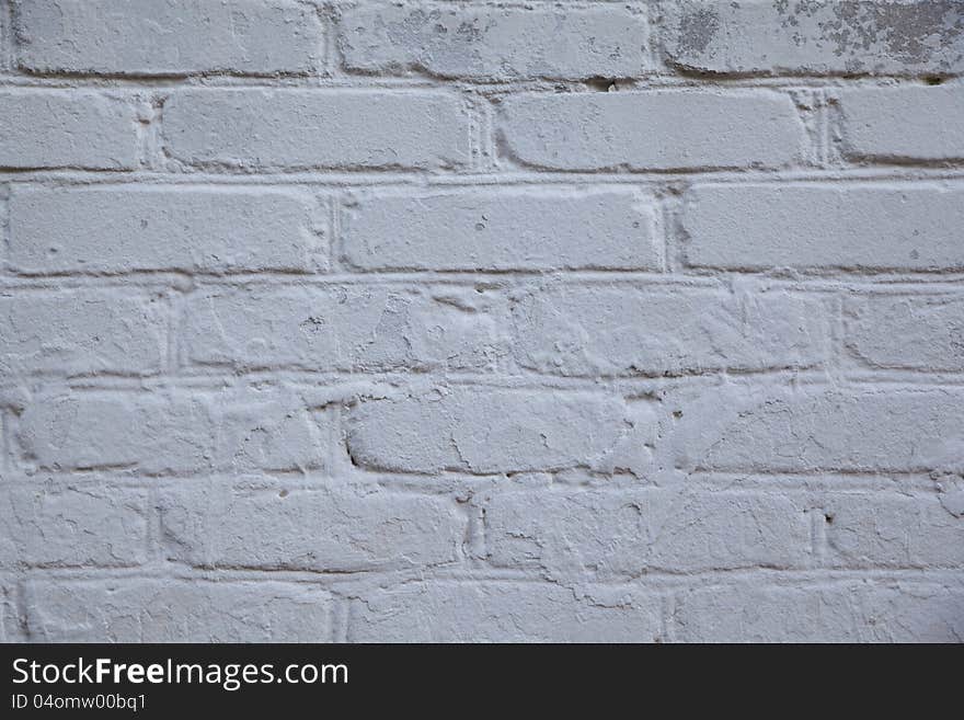 White brick wall