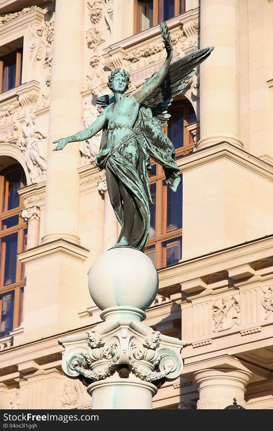 Sculpture near History Museum in Vienna, Austr