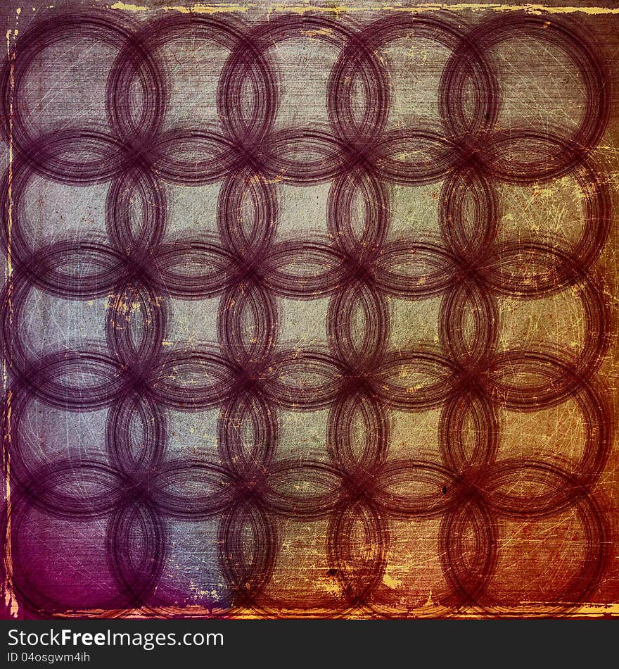 Grunge retro paper texture, abstract circles background. Grunge retro paper texture, abstract circles background